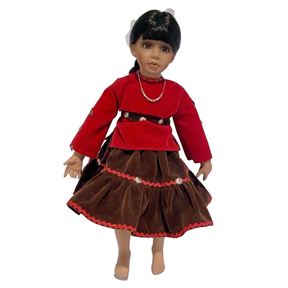 Heritage Signature Collection‎ Anaba Navajo Porcelain Doll 16"